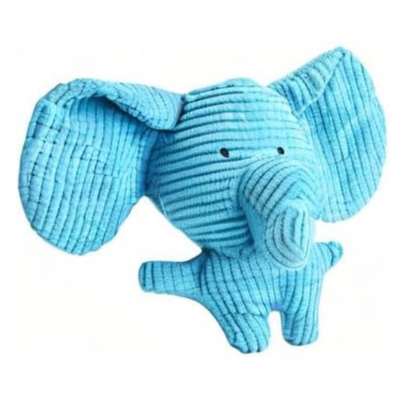 Calming Elephant Plush Toy for Dogs with Interactive Sounds – Chewable, Machine Washable, Soft Fabric 0