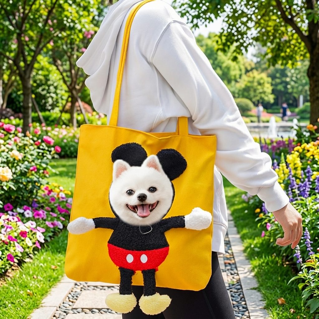 Canvas Pet Carrier Tote designed for cats and small dogs, featuring adjustable safety straps and a lightweight head-out design for comfortable travel. 22