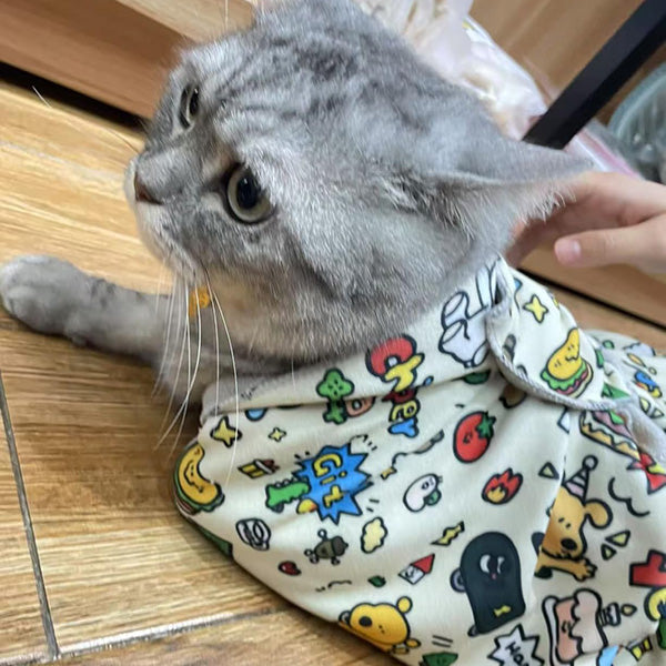 Cat Grooming Wrap for Easy Nail Clipping and Medication – Soft and Secure Design 7