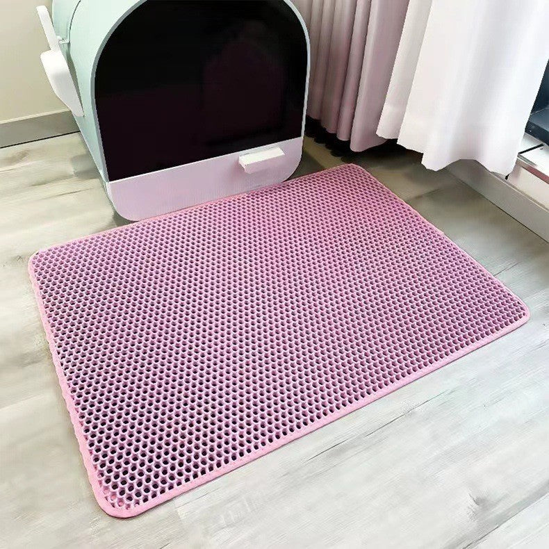 Cat Litter Mat with Non-Slip Waterproof Design – Best Kitty Litter Mat for Clean Floors and Litter Catching 1