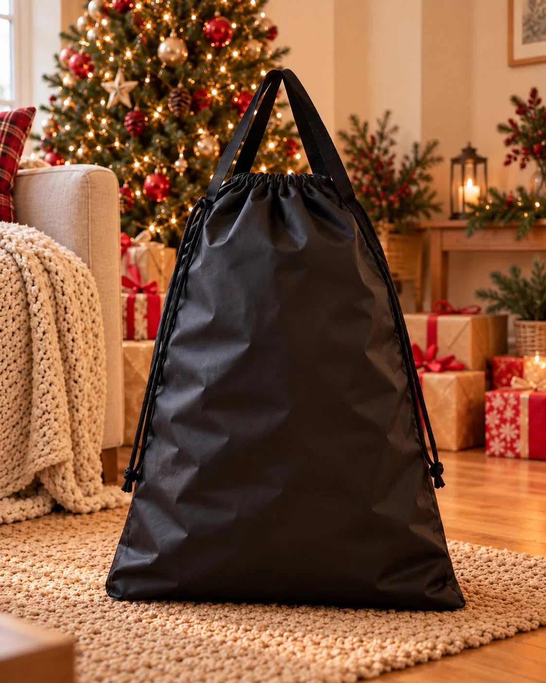 Cat tower featuring a festive Christmas tree design, 140 cm tall, made with scratch-resistant felt and a weighted base for stability, perfect for providing cats 5