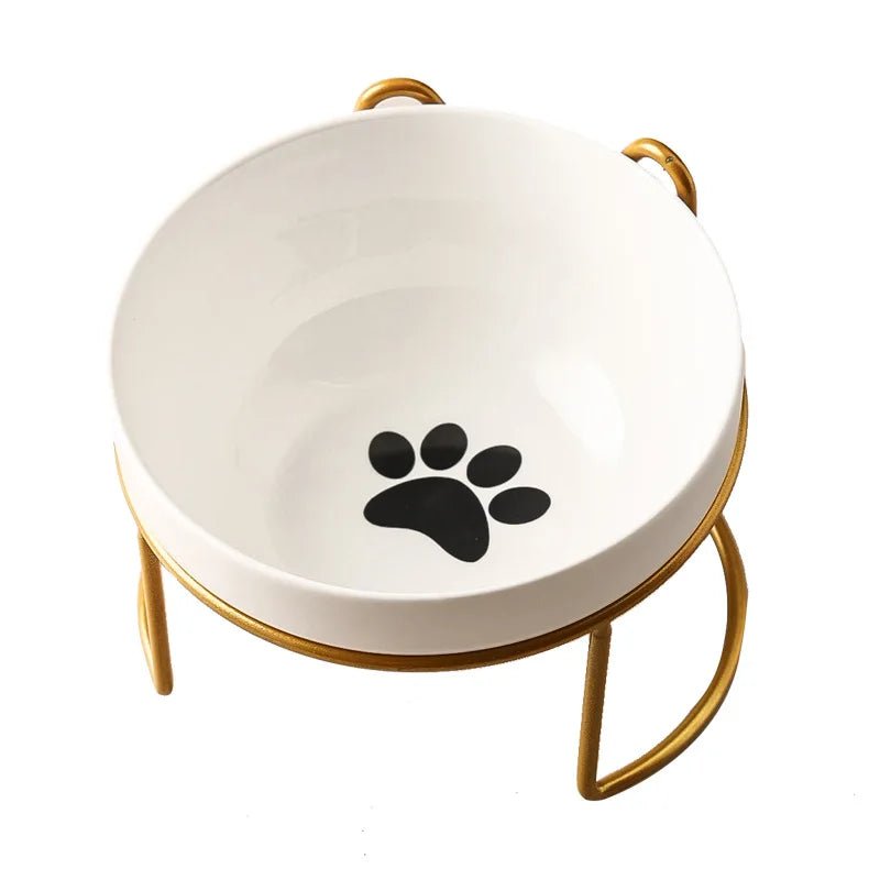 Ceramic Pet Bowl with Raised Stand – 500 ML for Cats and Small Dogs 10