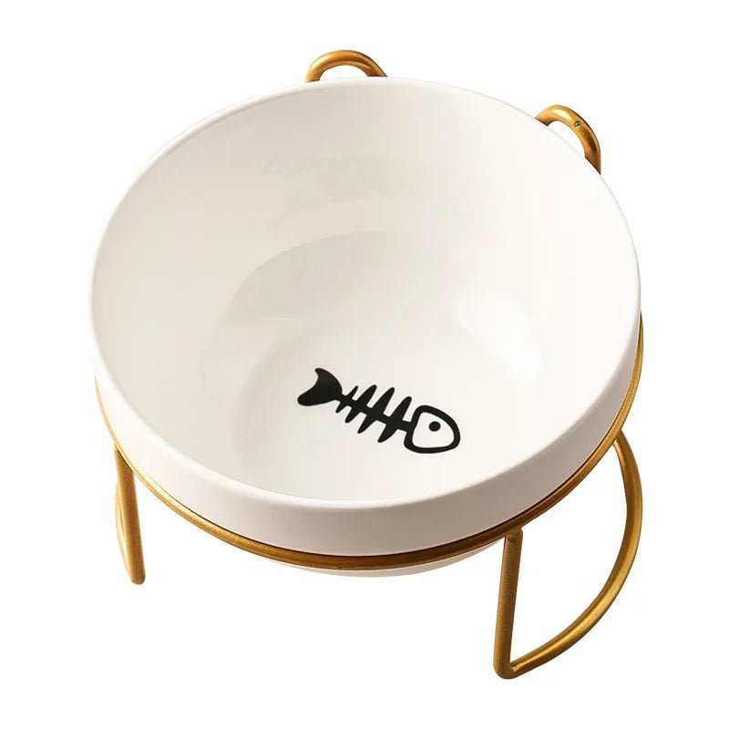 Ceramic Pet Bowl with Raised Stand – 500 ML for Cats and Small Dogs 14