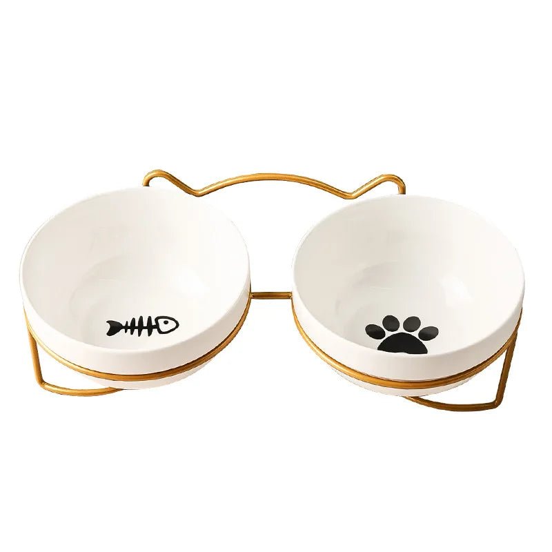 Ceramic Pet Bowl with Raised Stand – 500 ML for Cats and Small Dogs 8