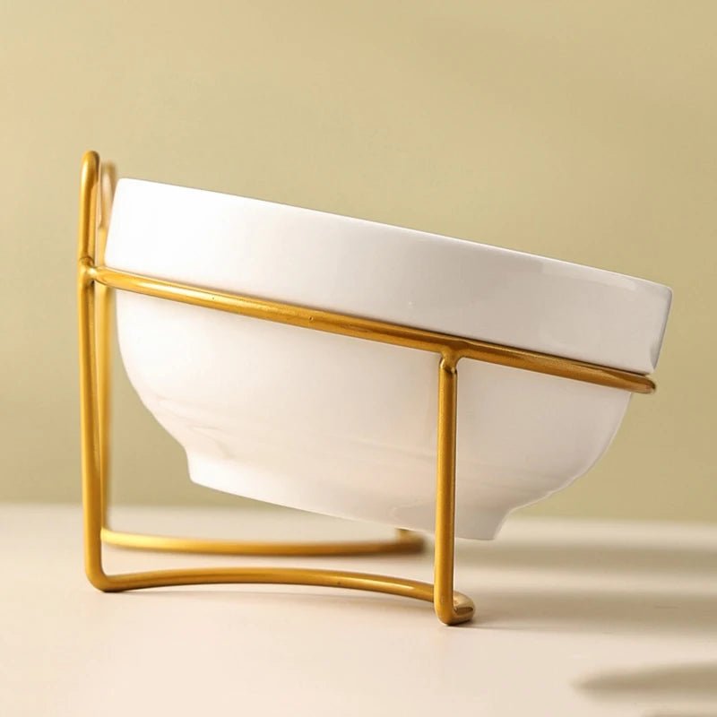 Ceramic Pet Bowl with Stand – 500 ML for Cats and Small Dogs 5