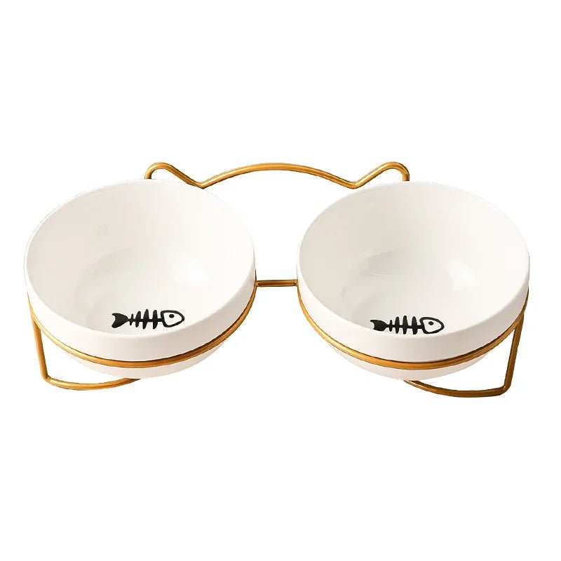 Ceramic Pet Bowl with Stand – 500 ML for Cats and Small Dogs 7