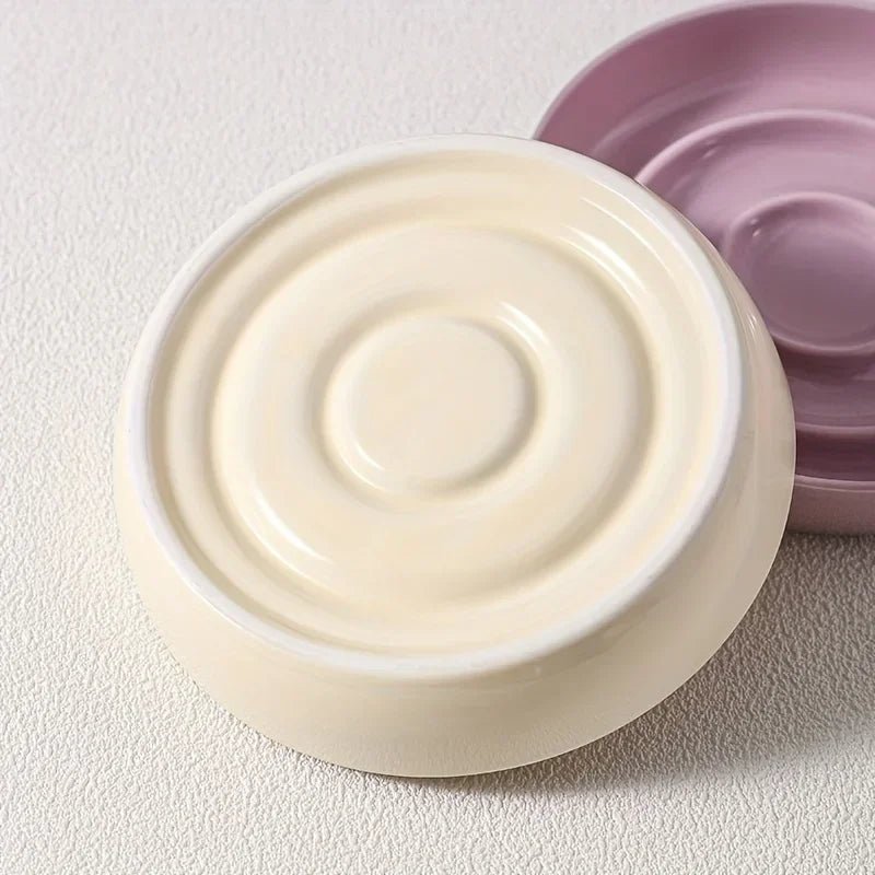 Ceramic Slow Feeder Bowl for Cats and Dogs – Durable Anti-Gobble Design 8