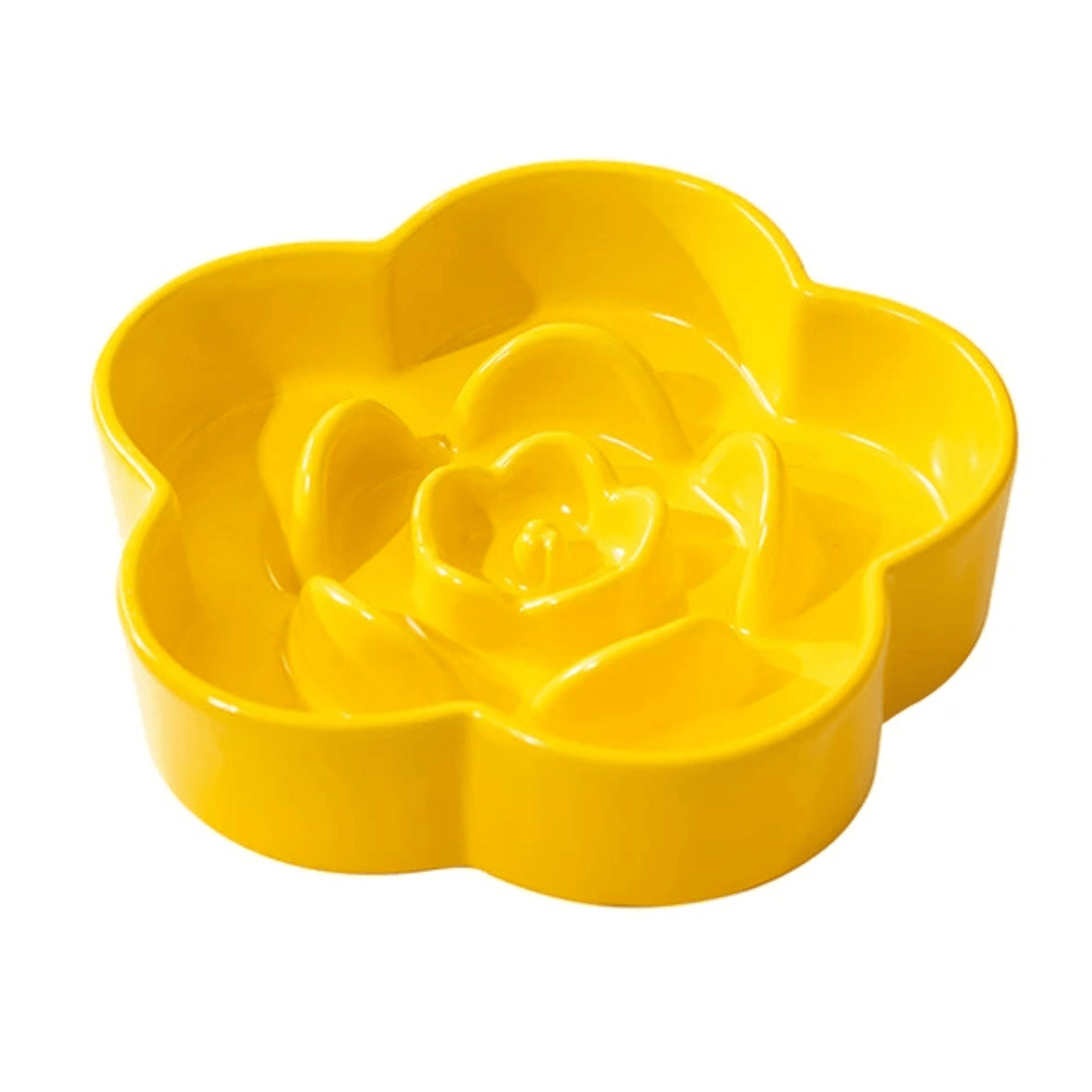 Ceramic Slow Feeder Bowl for Small Dogs – 6.7in Anti-Gobble Design 0