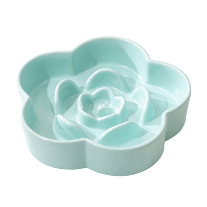 Ceramic Slow Feeder Bowl for Small Dogs – 6.7in Anti-Gobble Design 9