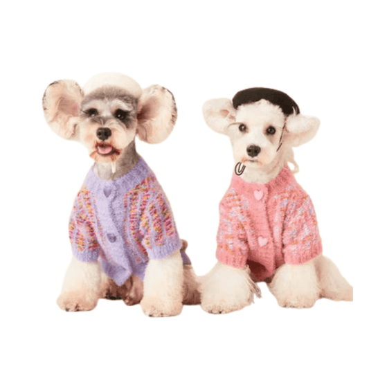 Chic Cozy Plush Fleece Sweater for Dogs – Stylish and Warm Pet Apparel 1