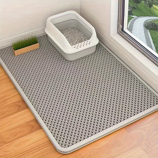 CleanPaws | Sustainable Cat Litter Mat with Scratching Function 0