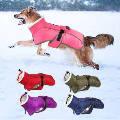 Cold-Resistant Winter Coat for Large Dogs with Reflective Details – Perfect for French Bulldogs 1