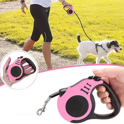 Collapsible Dog Leash – Durable Nylon Rope for All Life Stages – Flexible and Easy to Use 1