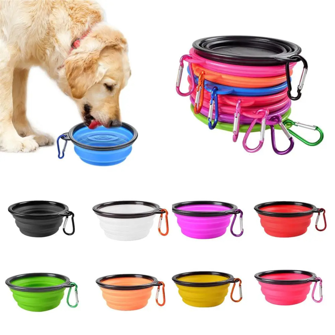 Collapsible Silicone Pet Bowl – Portable Travel Bowl for Dogs and Cats 2