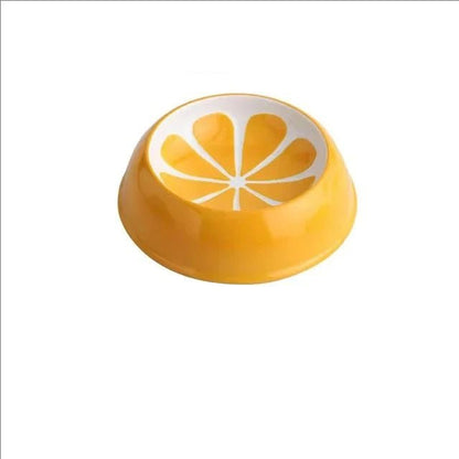 Colorful Ceramic Pet Bowls for Cats and Small Dogs – Fruit-Shaped Watermelon and Strawberry Design, Dishwasher Safe, Non-Slip 7