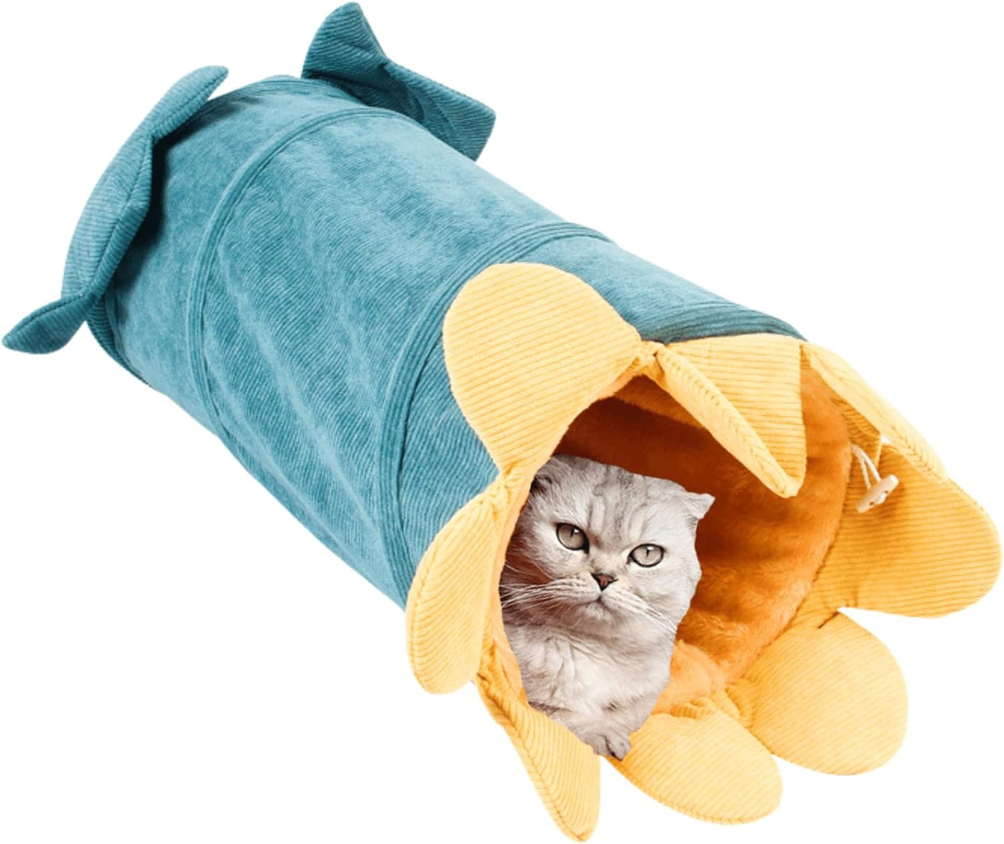 Colorful Flower Cat Tunnel Toy – Soft, Durable Fabric Play Tunnel for Cats, Fun Hideaway and Relaxation Spot 4