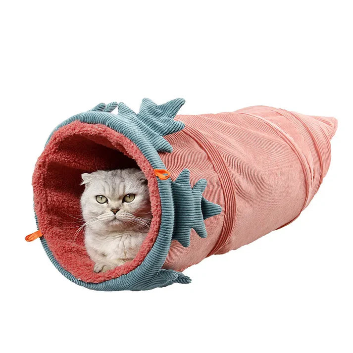 Colorful Flower Cat Tunnel Toy – Soft, Durable Fabric Play Tunnel for Cats, Fun Hideaway and Relaxation Spot 6