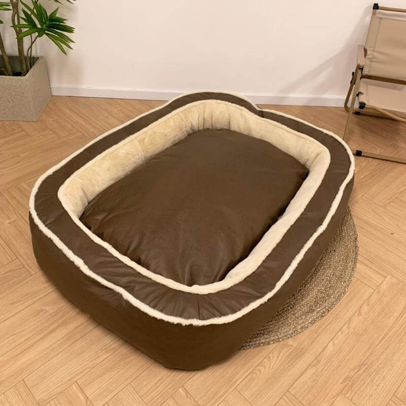 Comfortable Dog Bed Lounger with Washable Cover – Soft Supportive Fabric for All Breeds, Elegant Design 5