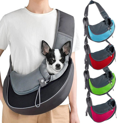 Comfortable Dog Sling Carrier Bag for Small Pets – Lightweight Breathable Mesh Shoulder Bag in Multiple Colors 6