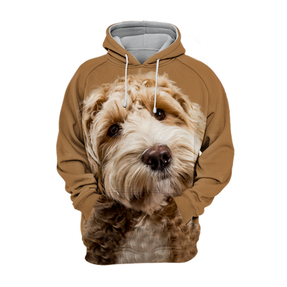 Comfortable Unisex Dog Hoodie Sweater – Sizes S-4XL, Non-Peeling Polyester and Cotton Blend 0
