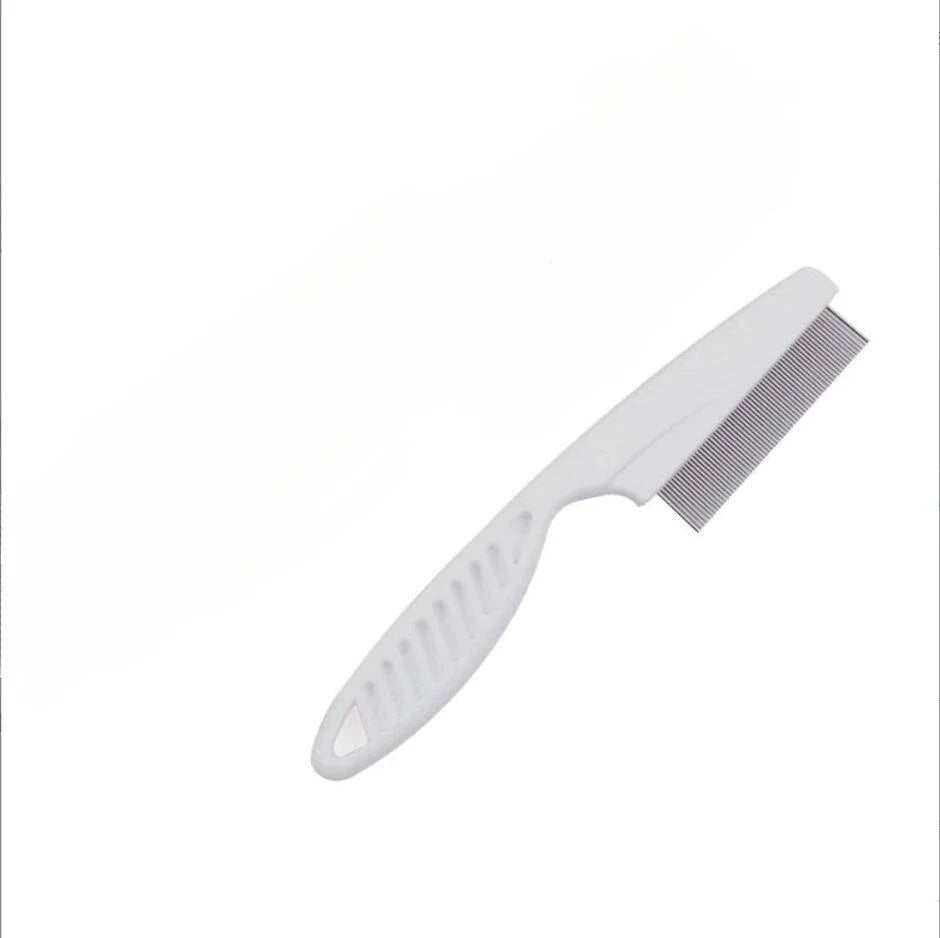 Compact Anti-Flea Comb for Cats and Dogs - Ergonomic Design for Sensitive Areas 0