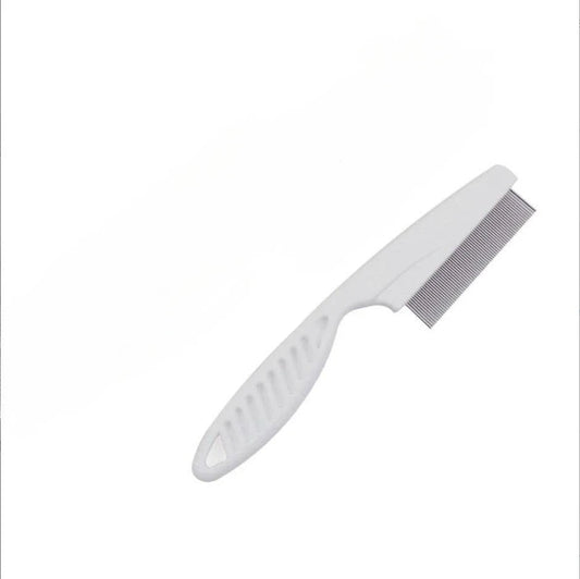 Compact Anti-Flea Comb for Cats and Dogs - Ergonomic Design for Sensitive Areas 0