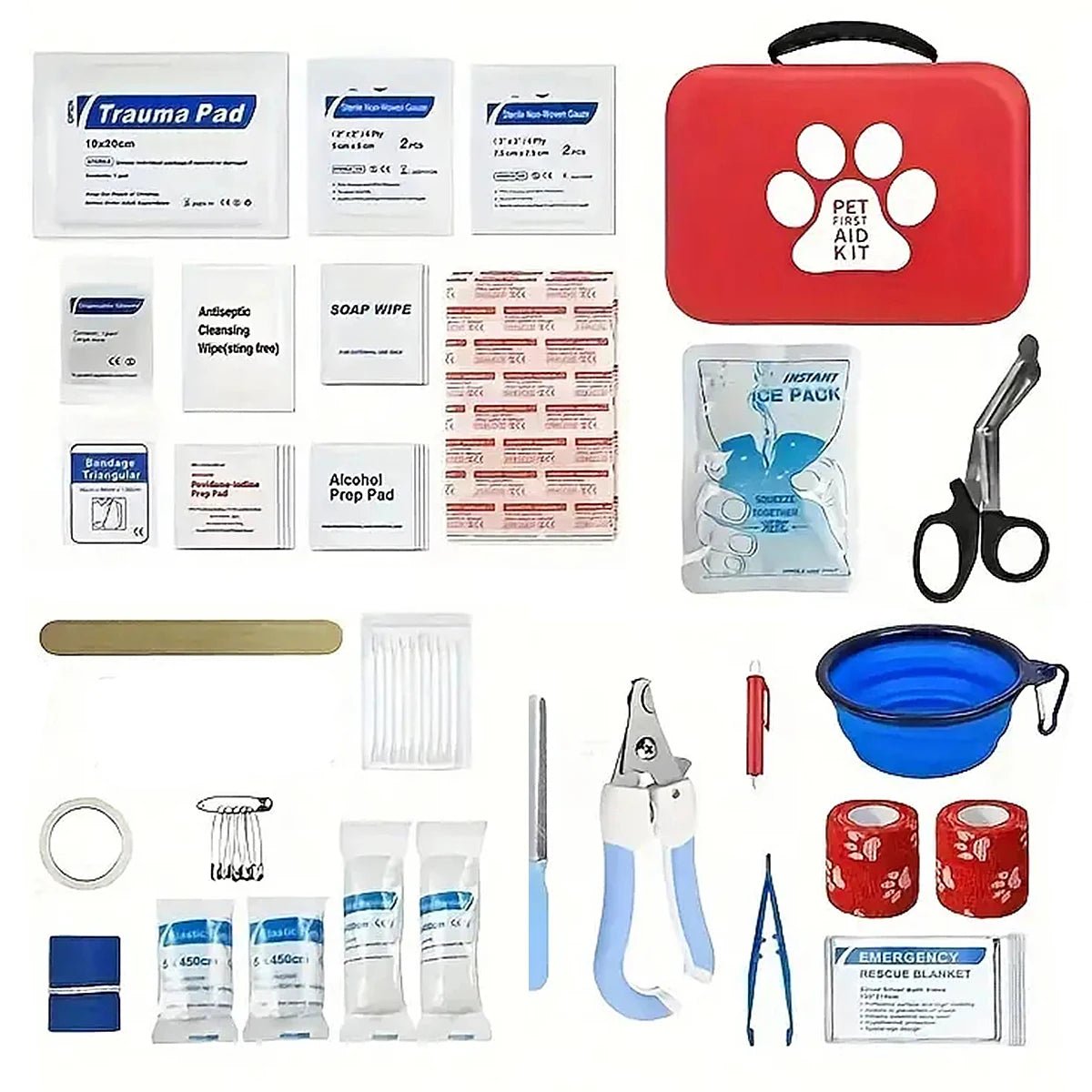 Compact First Aid Kit for Dogs and Cats – Essential Pet Care Supplies 5
