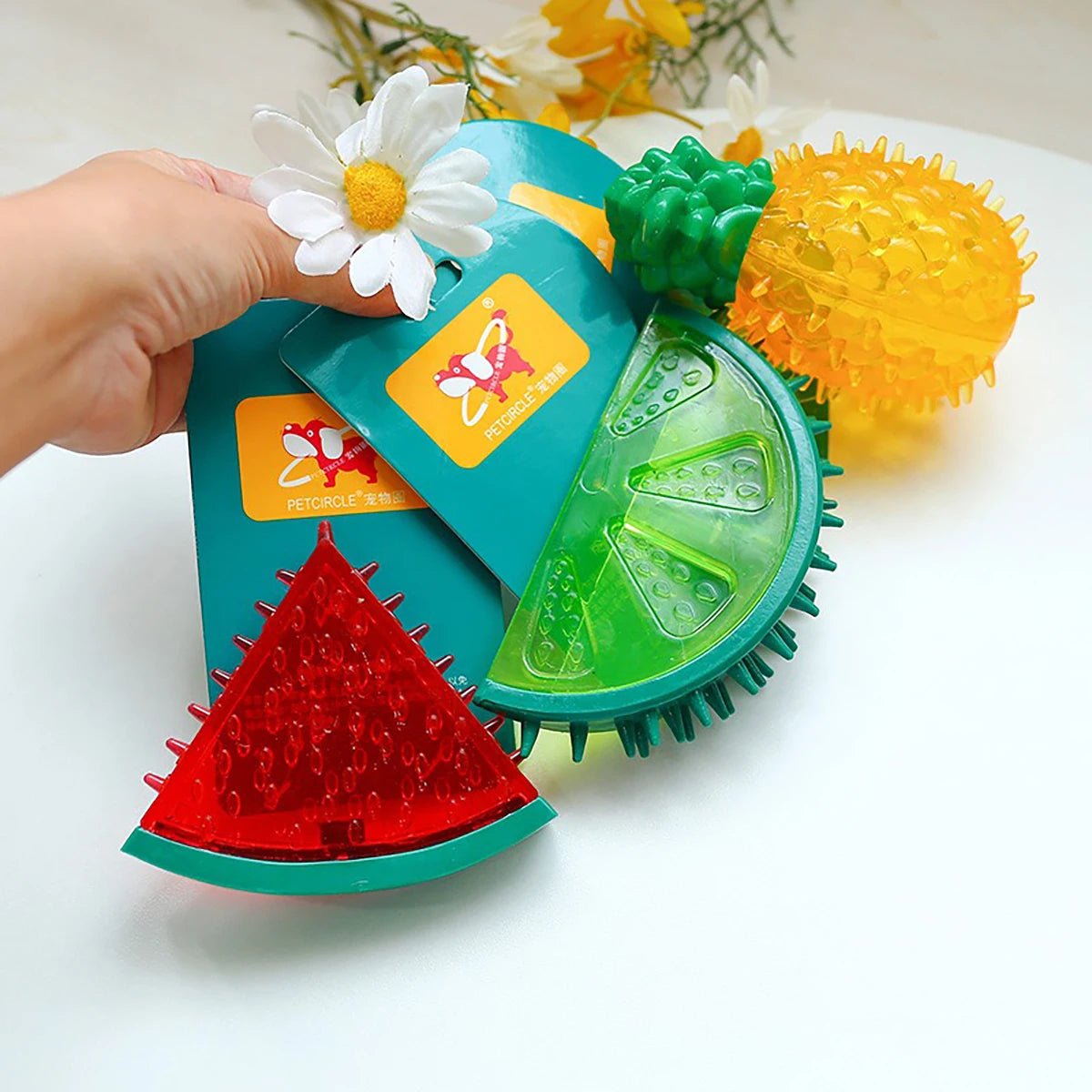 Cooling Chew Toy for Dogs and Cats – Durable Puppy Teething and Dental Care Toy, Freezable TPR Material 2