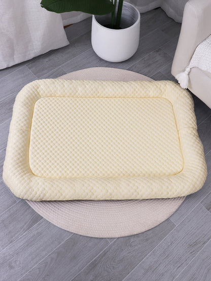 Cooling Dog Bed with Memory Foam Support – Breathable Ice Silk for Small and Medium Dogs 0