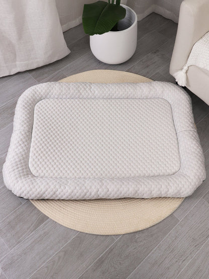 Cooling Dog Bed with Memory Foam Support – Breathable Ice Silk for Small and Medium Dogs 9