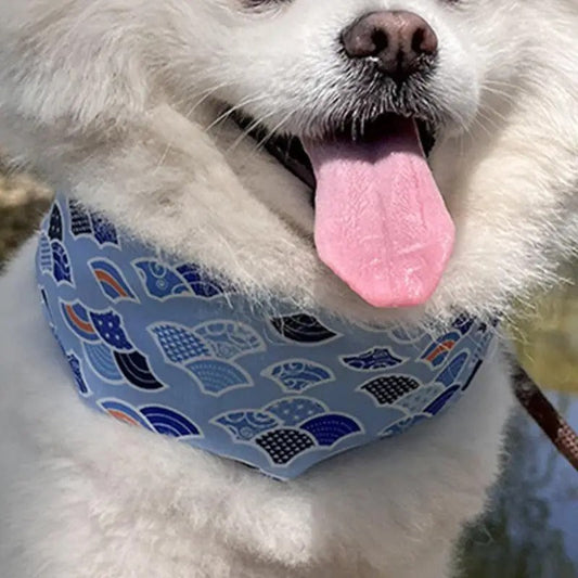 Cooling Dog Collar, Adjustable Soft Design with Water Activation for All Sizes – Ideal for Outdoor Activities, Blue 0