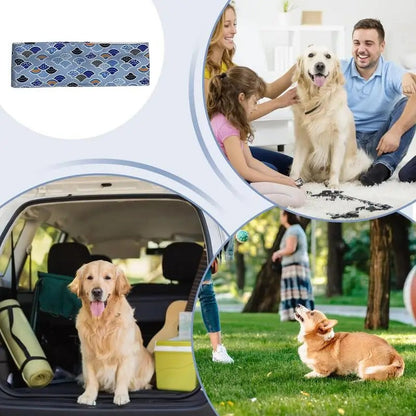 Cooling Dog Collar, Adjustable Soft Design with Water Activation for All Sizes – Ideal for Outdoor Activities, Blue 1