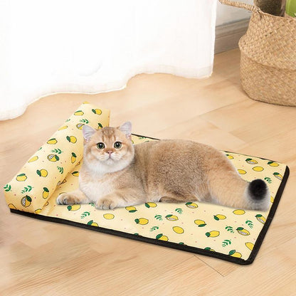 Cooling Dog Mat - Soft, Portable Cooling Bed for Pets - Ideal for Indoor and Outdoor Use, Easy to Clean 4