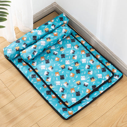 Cooling Dog Mat - Soft, Portable Cooling Bed for Pets - Ideal for Indoor and Outdoor Use, Easy to Clean 7