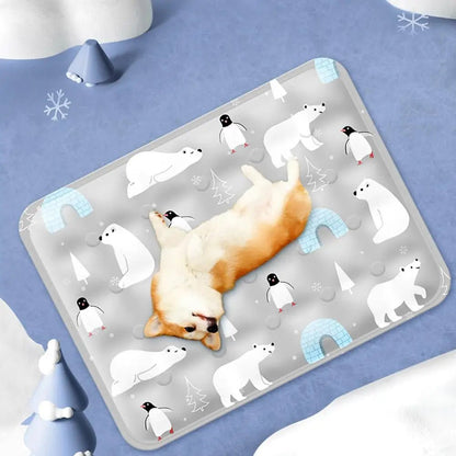 Cooling Dog Mat – Gel Filling for Instant Relief, Durable PVC Pet Cushion for Summer Comfort – Available in Multiple Sizes 7