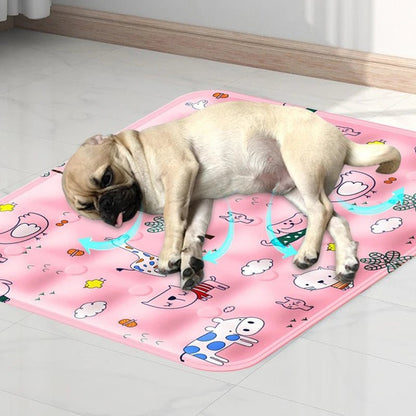 Cooling Dog Mat with Dry Ice Powder – Soft PVC Cushion for Indoor and Travel Use, Instant Cooling Effect, Multiple Sizes Available 6