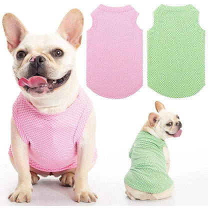 Cooling Dog Shirt for Temperature Regulation – Lightweight Breathable Fabric in Blue, Green, Pink – Sizes XS, S, M 4
