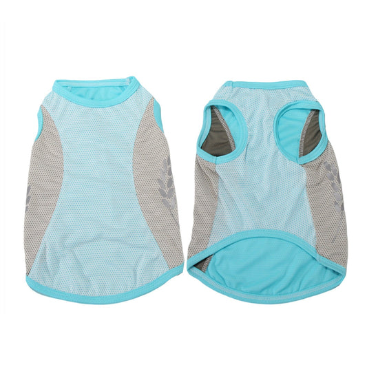 Cooling Dog Vest with Reflective Stripes, Lightweight Quick-Dry Fabric, Sizes M to 11XL, for Summer Comfort 0
