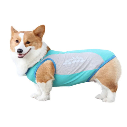 Cooling Dog Vest with Reflective Stripes, Lightweight Quick-Dry Fabric, Sizes M to 11XL, for Summer Comfort 4