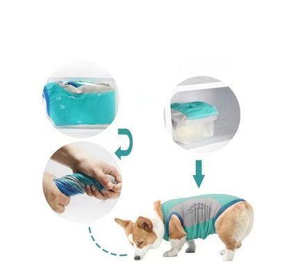 Cooling Dog Vest with Reflective Stripes, Lightweight Quick-Dry Fabric, Sizes M to 11XL, for Summer Comfort 5