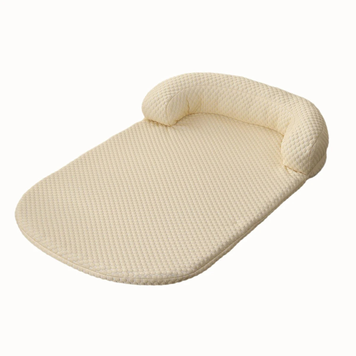 Cooling Ice Silk Dog Bed with 3D Sponge Cushion and Matching Pillow – Perfect for Summer Relaxation 5