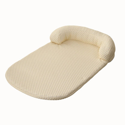 Cooling Ice Silk Dog Bed with 3D Sponge Cushion and Matching Pillow – Perfect for Summer Relaxation 5