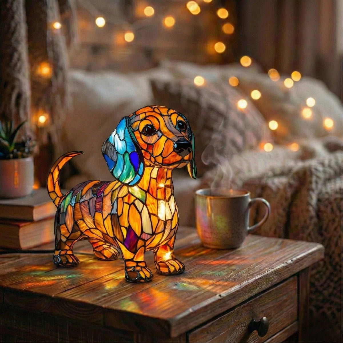 Cordless table lamp featuring a sculptural design with an ambient glow, battery-operated for versatile indoor use, ideal for modern home decor. 0