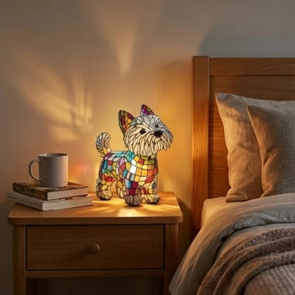 Cordless table lamp featuring warm LED light, modern artistic design, and a high-shine finish, perfect for home decor or office use. 1