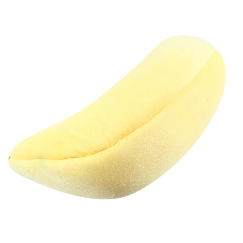 Cozy Banana-Shaped Pet Bed for Cats and Small Dogs – Soft Plush Semi-Enclosed Design for Comfort and Security 6