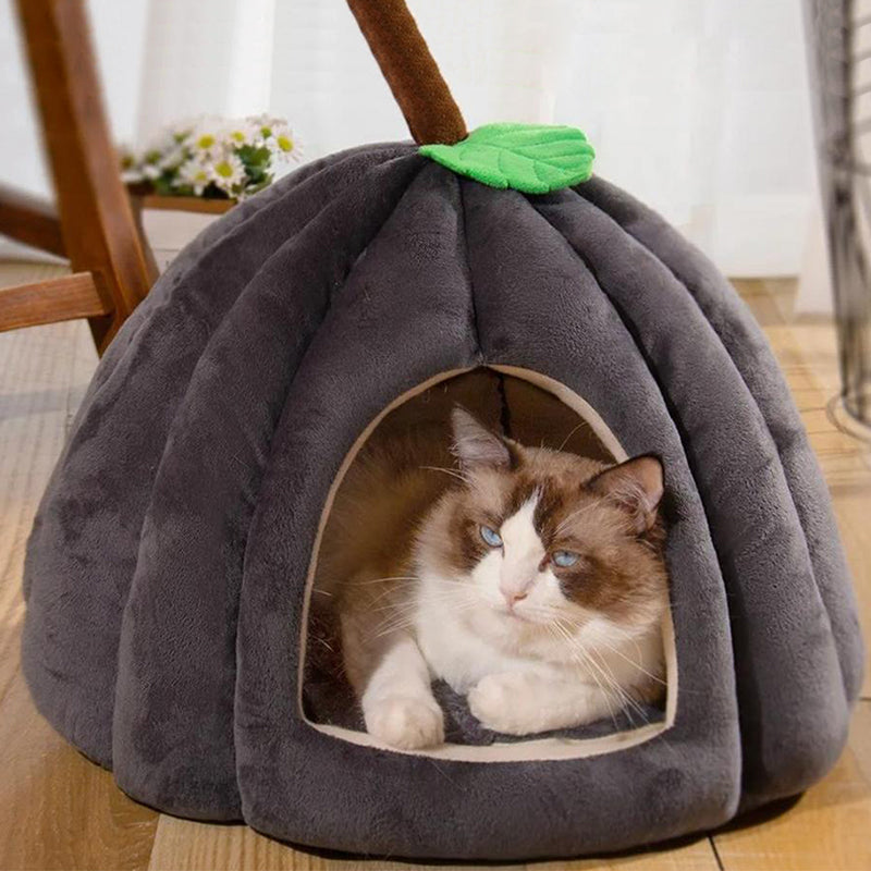 Cozy Banana-Shaped Pet Bed for Cats and Small Dogs – Soft Plush, Warm and Comfortable 0