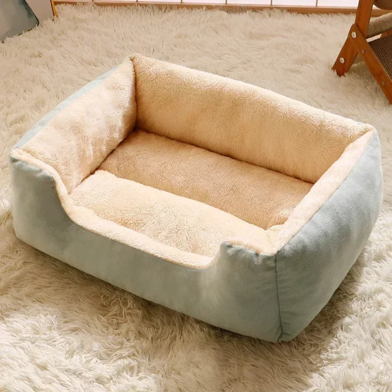 Cozy Cat Bed with Integrated Scratching Area – Plush Design for Ultimate Comfort and Play 2