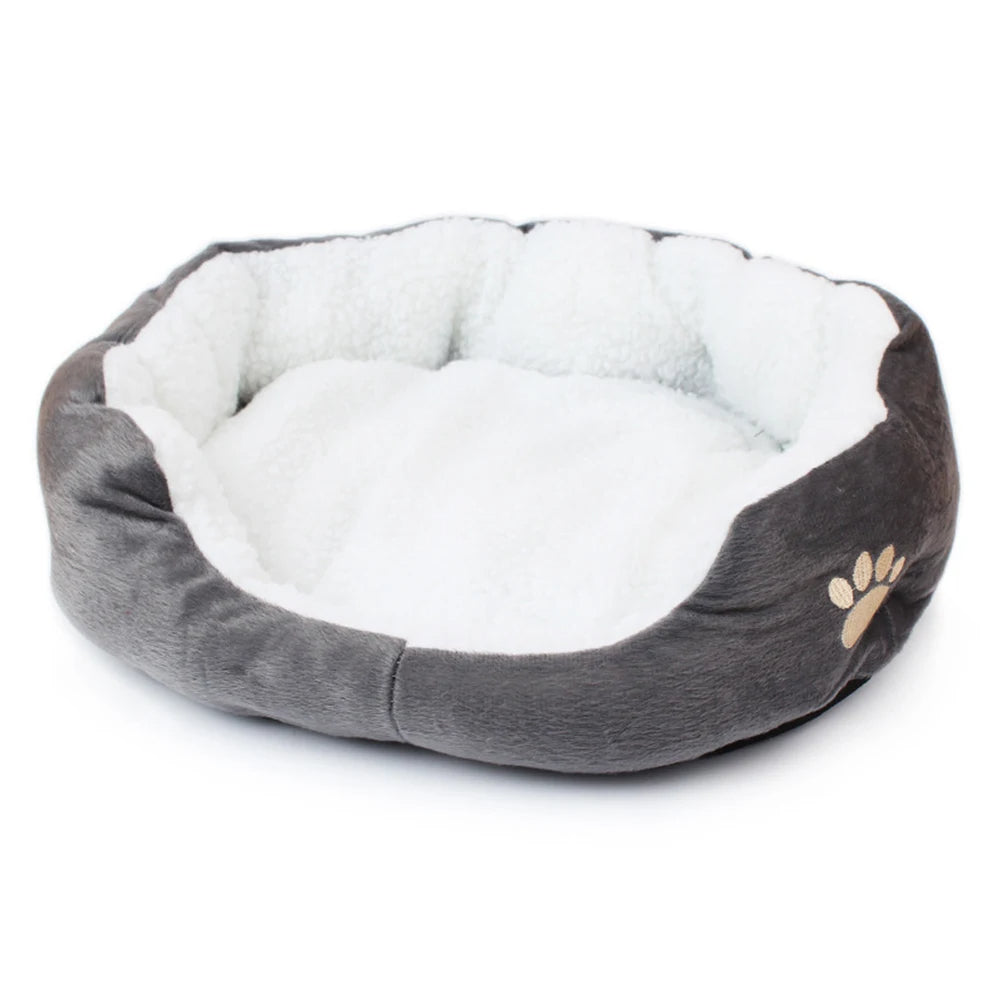 Cozy Cave Bed for Small Pets – Soft Lambswool and PP Cotton Design 2