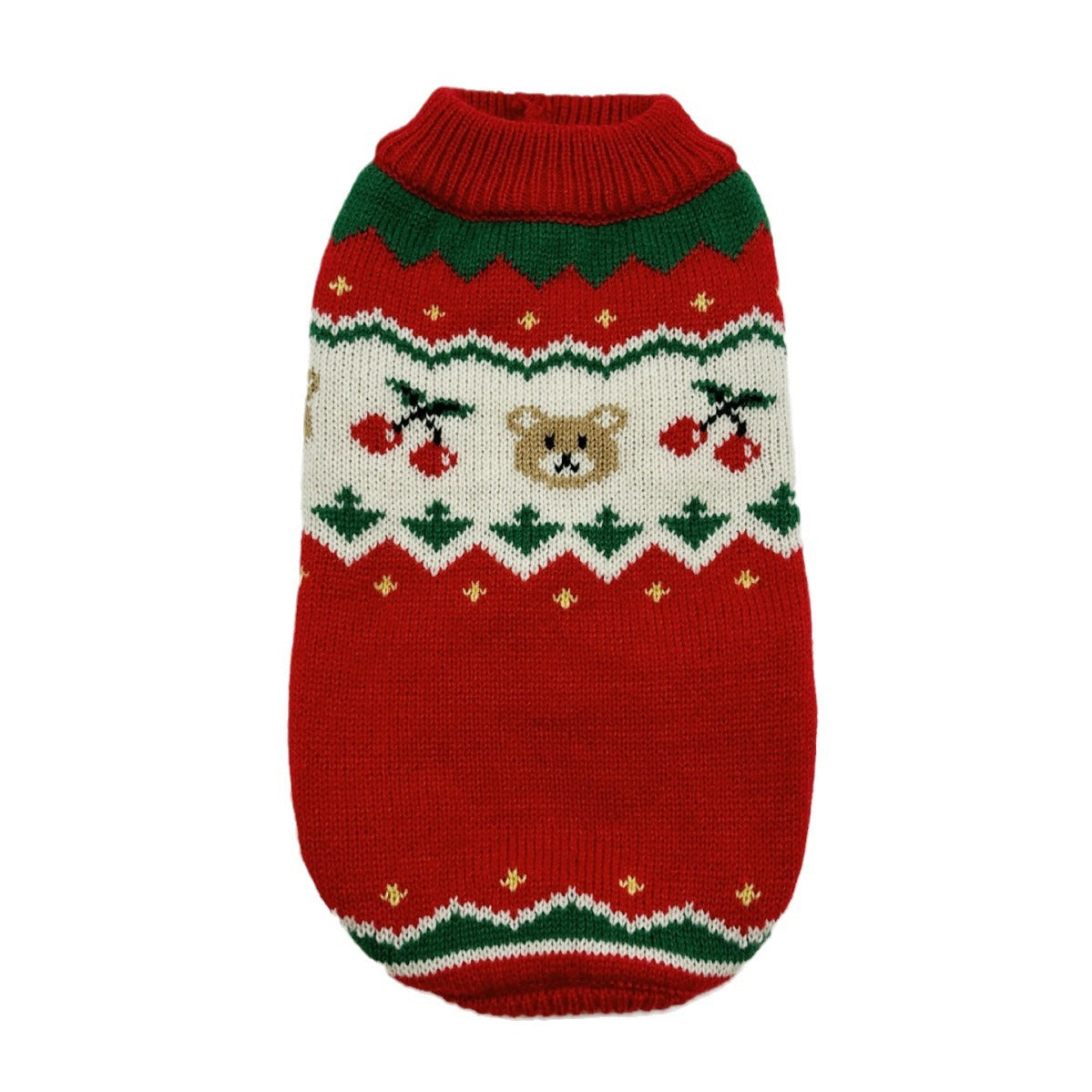 Cozy Christmas Dog Sweater for Small Dogs – Warm Pullover for Chihuahuas, Yorkies, and Bichons – Festive Holiday Design 1