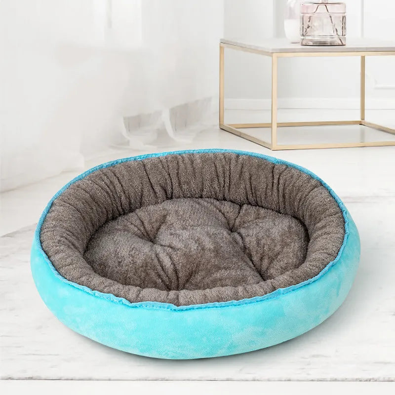 Cozy Dog Bed with Soft Cushion and Modern Dots Design – Non-Slip Base 2